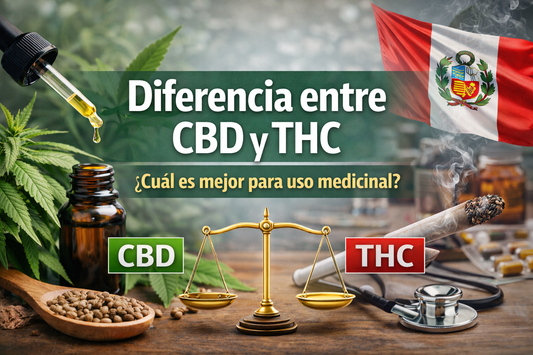 Diferencia entre CBD y THC: ¿Cuál es mejor para uso medicinal?